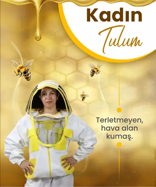 Astronot Tip Kadın Arıcı Tulumu