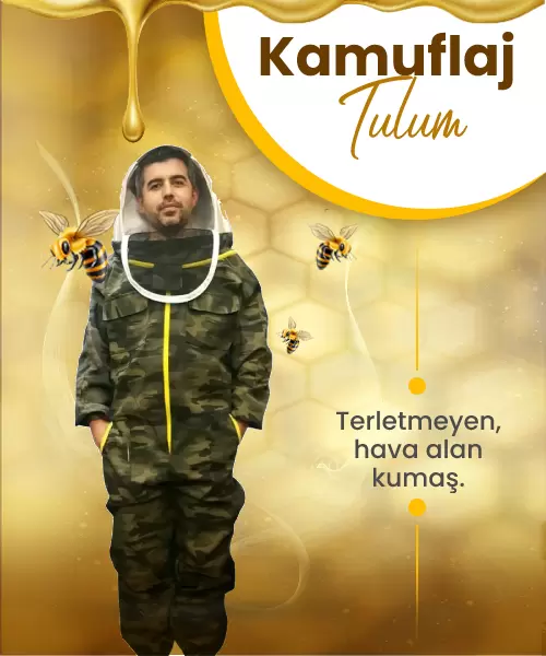 Astronot Tip Kadın Arıcı Tulumu