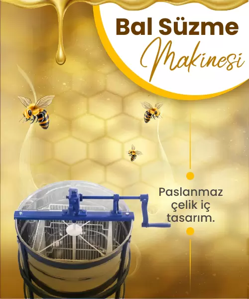 Bal Süzme Makinesi 4 lü Boyalı