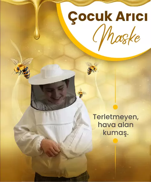 Çocuk Arıcı Maskesi