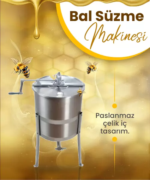 Lüks Monoblok Bal Süzme Makinesi 6'lı Manuel (60x60)