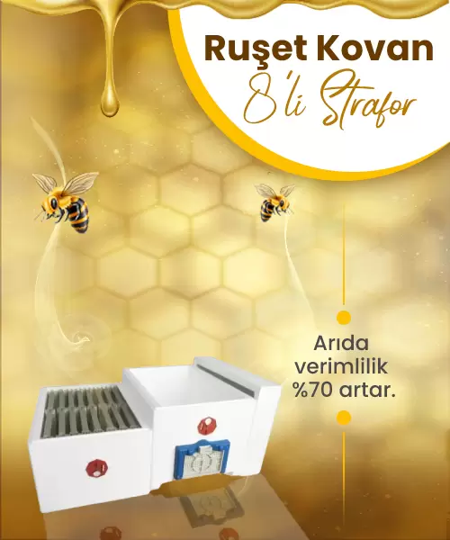 ruşet kovan 8 li çift katlı