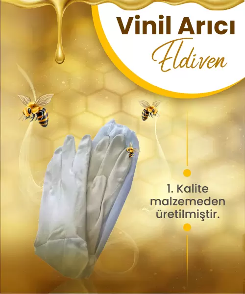 Vinil Yarım Kol Arıcı Eldiveni Seti (7 adet)