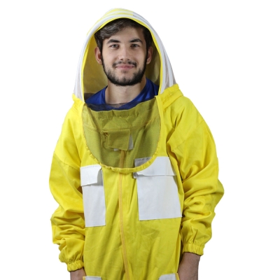 Astronot Tip Tam Boy Sarı Arıcı Tulumu 