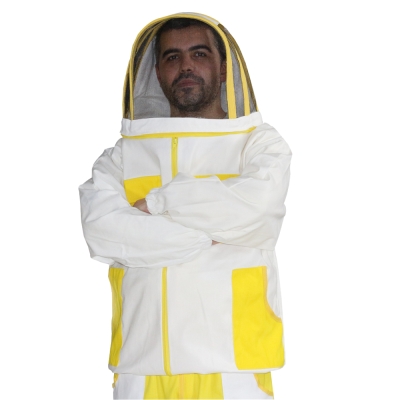 Erkek Arıcı Tulumu Beyaz 